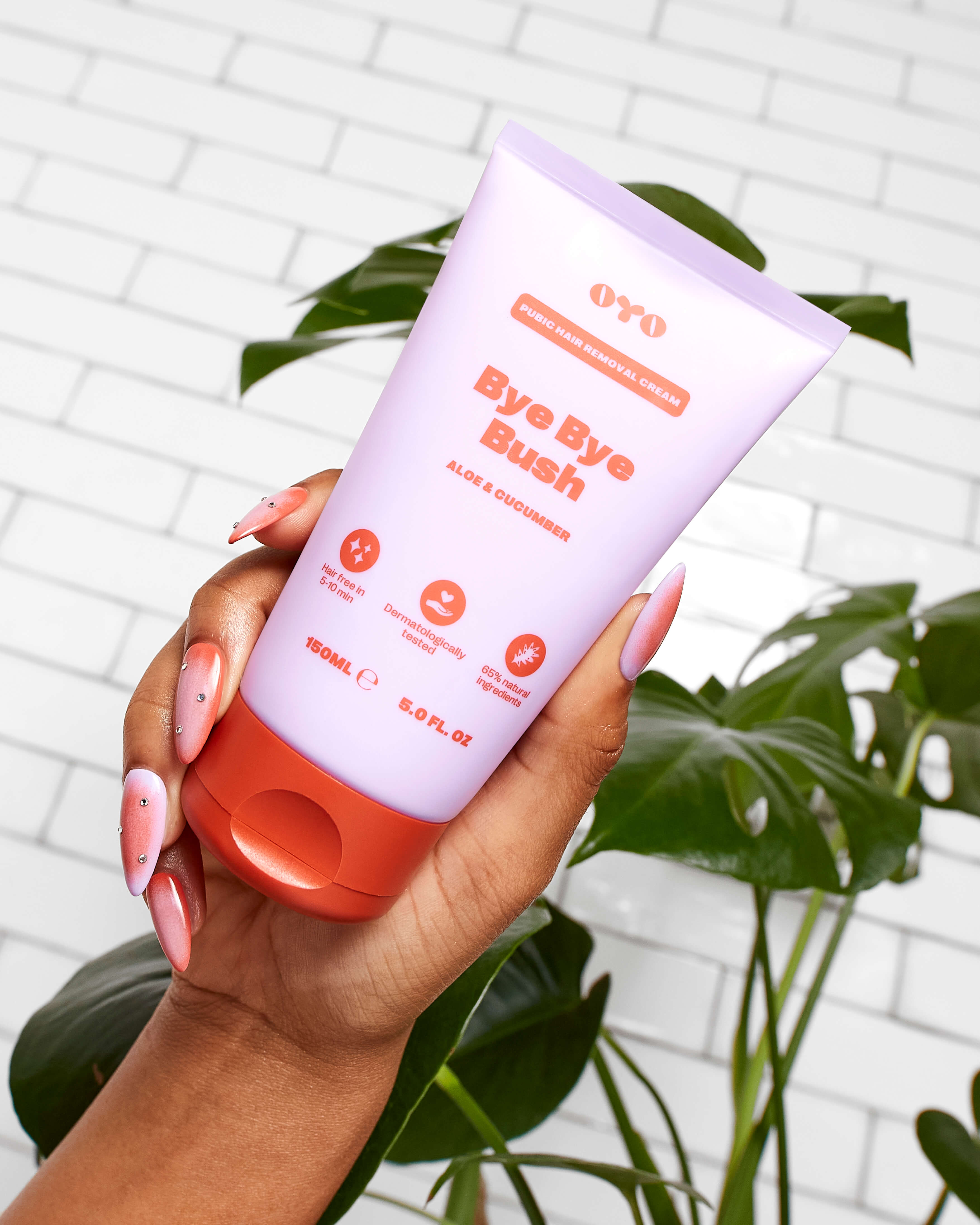 Natural skincare gel, Bye Bye Bush, soothing aloe & cucumber for gentle care of intimate areas; trusted by 100k+ women.